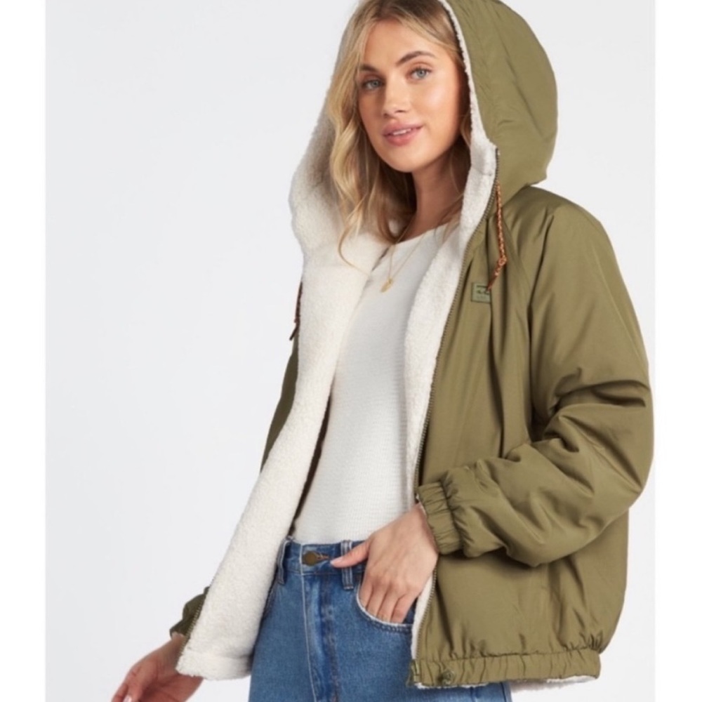 🔥🔥BILLABONG - REVERSIBLE BOUNDARY FLEECE JACKET🔥🔥